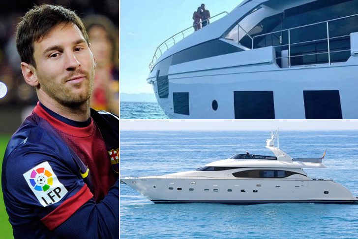 seven c yacht messi