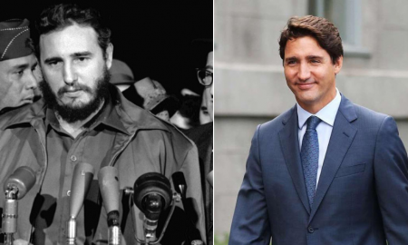 Justin Trudeau and Fidel Castro