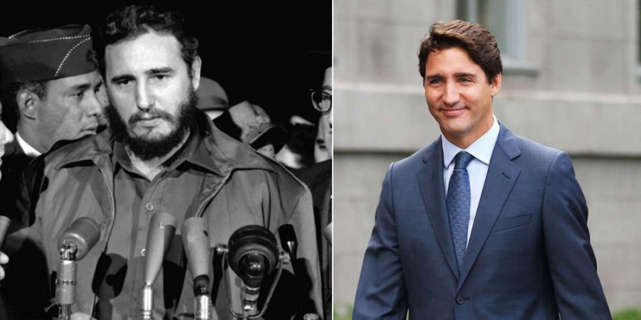 Justin Trudeau and Fidel Castro